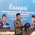 Wakil Wali Kota Pasuruan, Adi Wibowo, saat memberi sambutan.