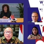 Pembukaan Winner 2020 secara daring, dihadiri oleh Bambang Brodjonegoro Menteri Riset dan Teknologi/Kepala Koordinator Badan Riset dan Inovasi dan Ingrid van Engelshoven Menteri Pendidikan, Kebudayaan dan Ilmu Pengetahuan Belanda. (foto: ist)