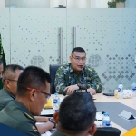 Wakil Menteri ATR / Wakil Kepala BPN, Ossy Dermawan, saat menerima audiensi dari perwakilan Kodam Iskandar Muda dan Kodam Cenderawasih.