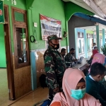 Suasana saat giat vaksinasi massal yang digelar oleh Satgas Covid-19 Tuban.