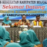 Wabup Pungkasiadi yang hadir didampingi Kepala Organisasi Perangkat Daerah (OPD) Kabupaten Mojokerto.
