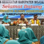 Wabup Pungkasiadi yang hadir didampingi Kepala Organisasi Perangkat Daerah (OPD) Kabupaten Mojokerto.