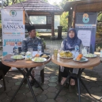 Anggota Komisi IV DPRD Kabupaten Pasuruan saat podcast bersama BANGSAONLINE dalam program Jawara atau akronim dari Jagongan Wakil Rakyat.