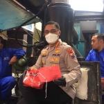 Pemusnahan narkoba di Mapolda Jatim.