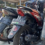 Ketiga motor yang terlibat kecelakaan diamankan ke markas Satlantas Polres Blitar.