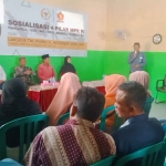 Wakil Ketua Komisi VIII DPR RI, Moekhlas Sidik, saat menghadiri sosialisasi 4 pilar di Pondok Pesantren An-Nur, Kelurahan Sumbertaman Kecamatan Wonoasih, Kota Probolinggo.