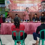 Anggota Komisi E DPRD Jatim dari Fraksi PDIP, Ida Bagus Nugroho, saat menggelar Reses II di Kantor Desa Mancon, Kecamatan Wilangan, Kabupaten Nganjuk, Senin (30/5/2022) malam.