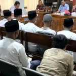 Sidang perdana kasus pengeroyokan santri hingga meninggal dunia di Pengadilan Negeri Blitar, Kamis (18/4/2024). Foto: Ist.