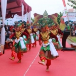 Sejumlah tari-tarian juga ditampilkan dalam pembukaan Mahakarya Seni dan Budaya Tahun 2019.