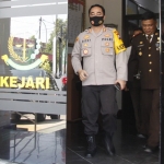 Kapolres bersama Kajari Ngawi.