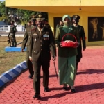 Komando Distrik Militer (Kodim) 0827/Sumenep Gelar Ziarah Rombongan di Taman Makam Pahlawan (TMP) Jokotole Sumenep. (foto: ist).