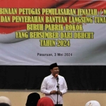 Wali Kota Pasuruan, Saifullah Yusuf atau yang akrab disapa Gus Ipul, saat memberi sambutan.