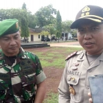 Kapolres Tuban bersama Komandan Kodim Tuban seusai gelar pasukan di Mapolres Tuban