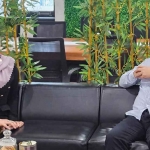 Ning Lia saat pertemuannya dengan Wamen HAM Mugiyanto Sipin.