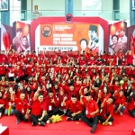 Para kader PDIP se-Kabupaten Kabupaten Kediri saat mengikuti musancab. Foto: Ist.