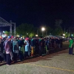 Ritual dan kegiatan brojo geni dalam rangka HSN di Pacitan.