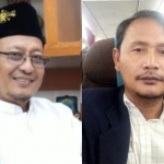 Kolase foto Ketua DPD Golkar Gresik, Ahmad Nurhamim, dan Ketua DPD PAN Gresik, Faqih Usman.
