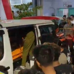 Mayat yang diduga korban pembunahan usai dilakukan otopsi dan akan dilakukan pemakaman oleh pihak keluarga. (Ist)