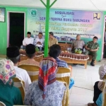 Sosialisasi program RTLH di Kecamatan Lumbang. foto: HABIBI/ BANGSAONLINE