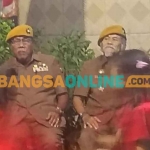 Para veteran saat menghadiri malam renungan kemerdekaan di Perumahan Gunungsari Indah, Surabaya. Foto: M. DIDI ROSADI/BANGSAONLINE