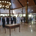 Bupati Tulungagung, Maryoto Birowo, saat melantik 61 pejabat baru.
