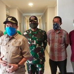 Bupati Fadeli didampingi Dandim dan Kapolres Lamongan.