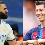 Karim Benzema dan Robert Lewandowski bakal jadi sorotan di El Clasico edisi 250.