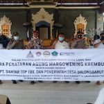 Suasana ketika perayaan nyepi di Pura Penataran Agung Margowening, Krembung, Sidoarjo.