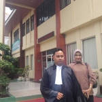Penasihat Hukum Muhammad Zidky Ferdianto  saat ditemui awak media.