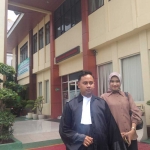 Penasihat Hukum Muhammad Zidky Ferdianto  saat ditemui awak media.