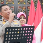 Kapolres Bangkala, AKBP Febri Isman Jaya, di Pendopo Agung Bangkalan.