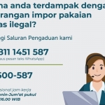 Kemenkop UKM Tanggapi Keluhan Pedagang Baju Bekas Impor dengan Buka Hotline Telepon. Foto: Ist