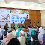 Kepala Bagian Kesejahteraan Rakyat Pemkot Kediri, Ahmad Jainudin, saat memberi sambutan. Foto: Ist