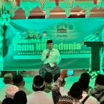 Prof Dr KH Asep Saifuddin Chalim, MA, saat memimpin istgihatsah dan tahlil dalam acara Silaturahim dan Temu NU se-Dunia ke-22 di Ballroom Hotel Al Tayseer Tower di kawasan Jarwal Makkah Arab Saudi, Jumat 21 Juni 2024. Foto: istimewa