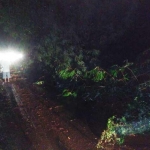 Titik lokasi longsoran yang gelap sehingga menyulitkan dalam melakukan evakuasi. foto: ist