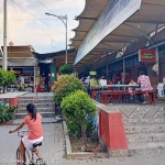Pasar wisata Cheng Hoo di Kelurahan Petung Asri Kecamatan Pandaan, Kabupaten Pasuruan. 