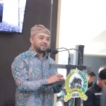 Wakil Wali Kota Batu, Heli Suyanto saat memberi pemaparan