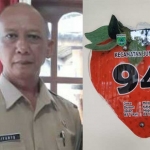 Kades Sumberejo Riyanto dan bentuk nomor rumah di Desa Mojorejo Kecamatan Junrejo.