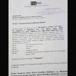 Surat gugatan Tim Kuasa Hukum Fahri Hamzah terhadap Presiden PKS. foto: istimewa