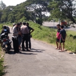 Polisi menggelar olah TKP di lokasi kejadian, Kamis (7/5).