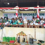 Ketua Umum DPP PKB, Abdul Muhaimin Iskandar, saat membuka Festival Karapan Sapi di Bangkalan.