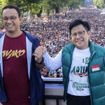 Sambutan warga Kota Makassar terhadap kedatangan Anies Baswedan dan Muhaimin Iskandar, Ahad (24/9)/2024). Foto: istimewa
