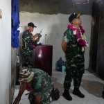 Tim Wasev Mabesad mengunjungi lokasi program TMMD ke-126. foto ist