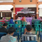 Suasana pembekalan saksi parpol yang digelar oleh KPU Lamongan.