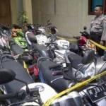 Inilah kendaraan hasil sitaan di Mapolres Pamekasan. Silakan dicek, barangkali ada milik Anda.