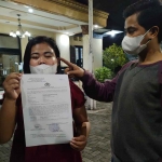 Korban pemukulan oleh gerombolan knalpot brong saat malam Tahun Baru 2023 di Surabaya.
