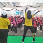 Festival senan untuk mendukung suksesnya MTQ XXIX Jawa Timur di eks RSUD Jalan Kesehatan, Pamekasan.