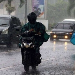 Ilustrasi hujan lebat