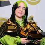 Billie Eilish memenangkan lima penghargaan, termasuk artis baru terbaik, album terbaik tahun ini dan lagu terbaik tahun ini di penghargaan Grammy tahunan ke-62. foto: Frederic J Brown / AFP melalui Getty Images
