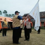 Penyerahan pataka Destana Tsunami dari Bakorwil Malang ke Bakorwil Madiun.